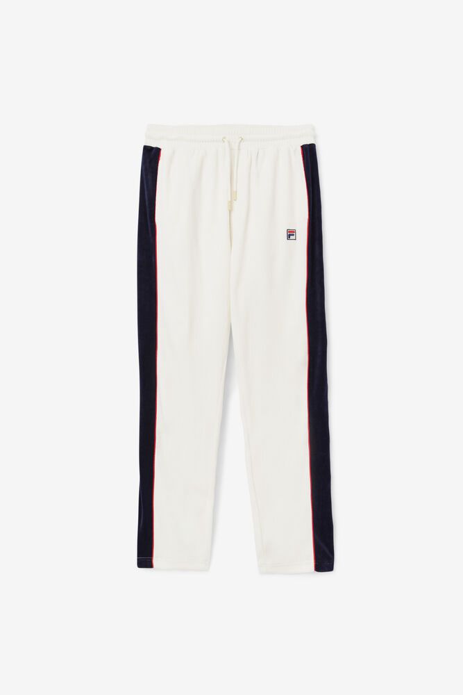 Fila Pants Mens White - Cima Velour - Philippines 4926175-RC